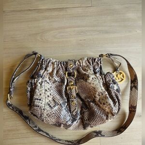 Michael Kors Snakeskine Purse